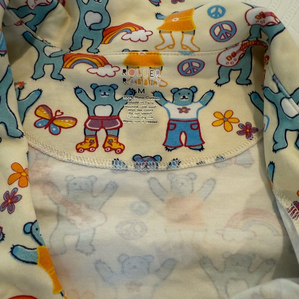 Roller Rabbit Multicolor Pajama Set - Picture 3 of 3